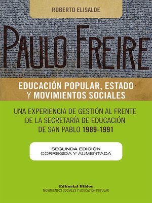 cover image of Paulo Freire